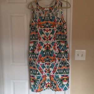 Adrianna papell tropical dress